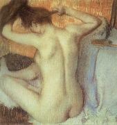 Edgar Degas Woman Combing her hair Spain oil painting artist